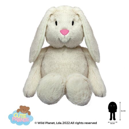 Плюшена играчка, Заек 34см Wild Planet by Wild Planet