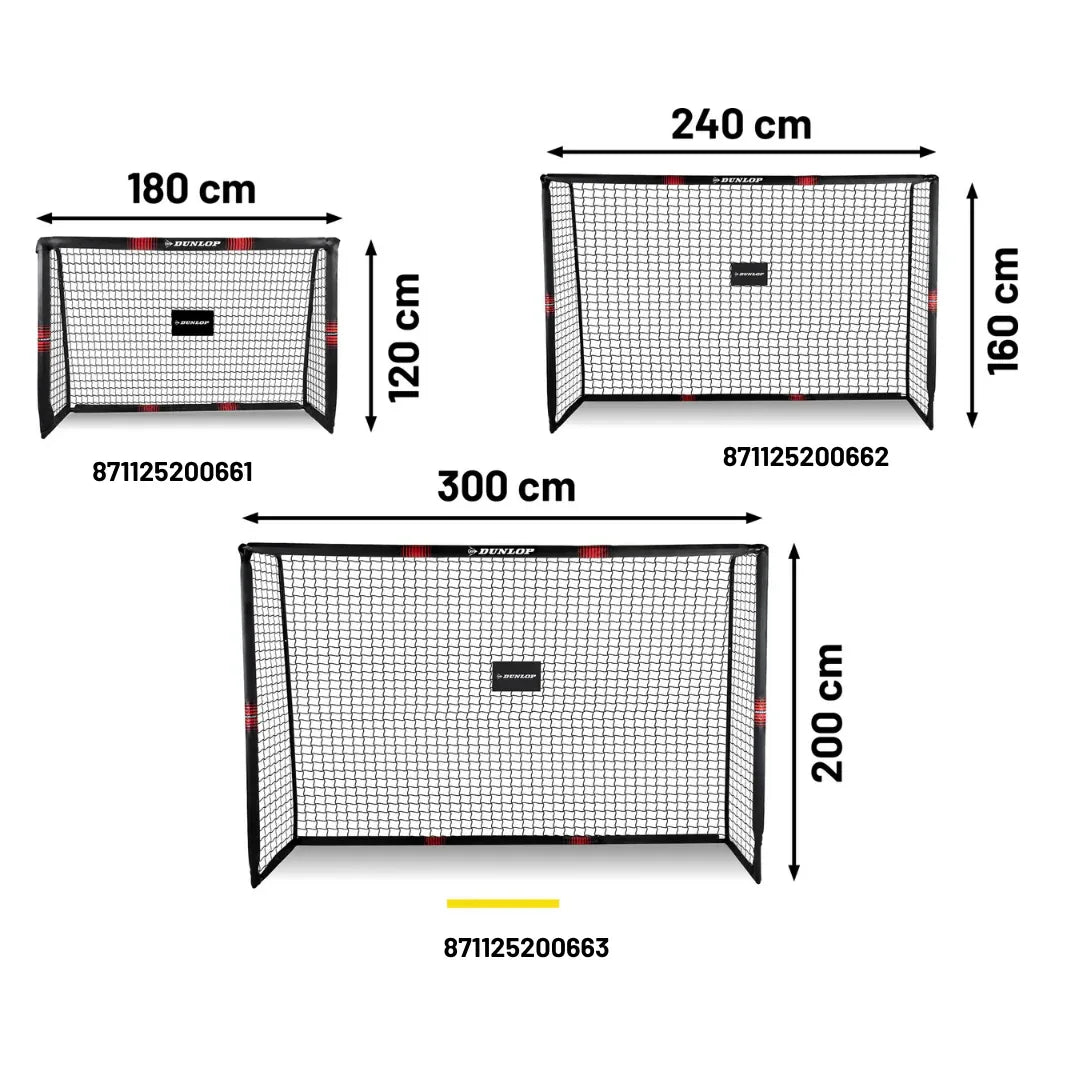 Dunlop футболна врата 300x200x120 by Dunlop