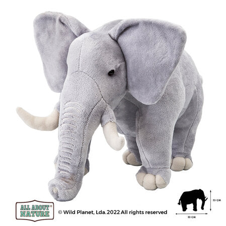 Плюшена играчка, Слонче 35см. Wild Planet by Wild Planet