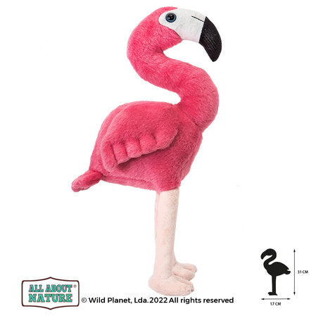 Плюшена играчка, Фламинго 31см. Wild Planet by Wild Planet