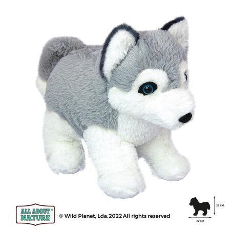 Плюшена играчка, Кученце Хъски 25см. Wild Planet by Wild Planet