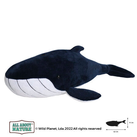 Плюшена играчка, Син Кит 40см. Wild Planet by Wild Planet