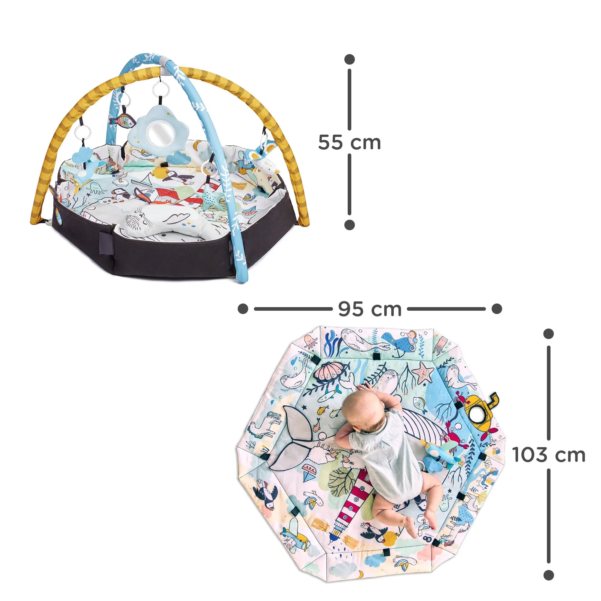 KinderKraft SmartPlay SEA активна гимнастика KPSMSE00MUL0000 by KinderKraft