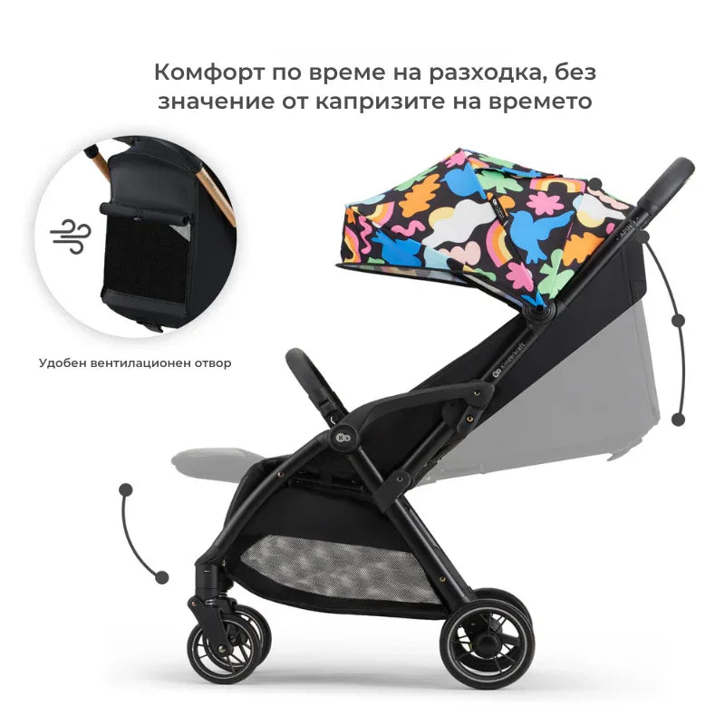 Kinderkraft APINO бебешка количка HAPPY SHAPES by KinderKraft