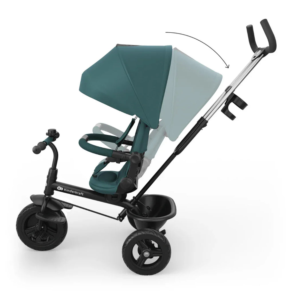 KinderKraft ASTON 2 PLUS триколка ЗЕЛЕНА by KinderKraft