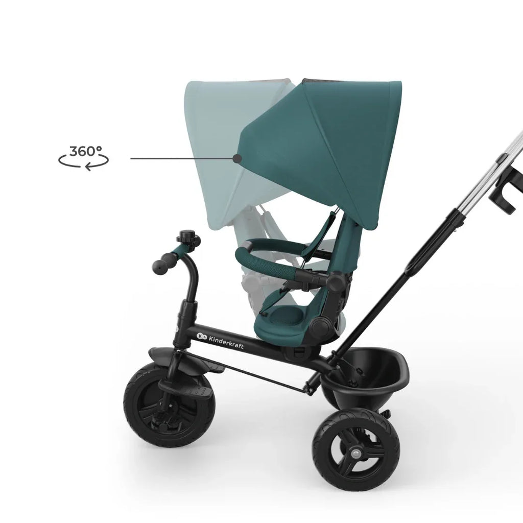 KinderKraft ASTON 2 PLUS триколка ЗЕЛЕНА by KinderKraft