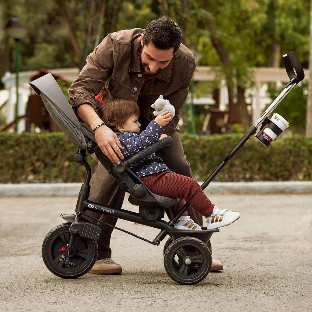 KinderKraft ASTON 2 PLUS триколка СИВА by KinderKraft