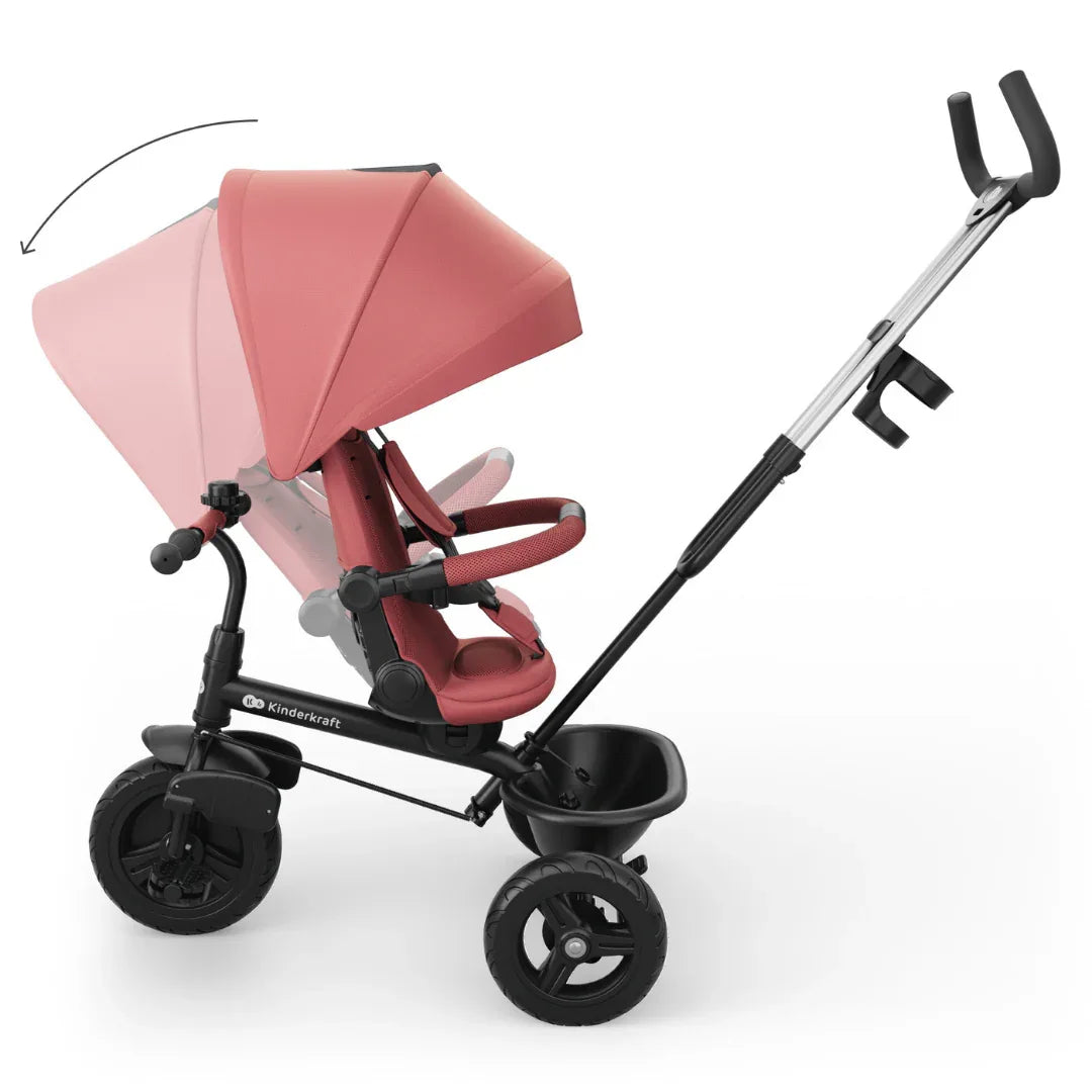 KinderKraft ASTON 2 PLUS триколка РОЗОВА by KinderKraft