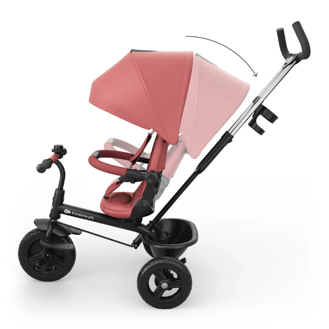 KinderKraft ASTON 2 PLUS триколка РОЗОВА by KinderKraft