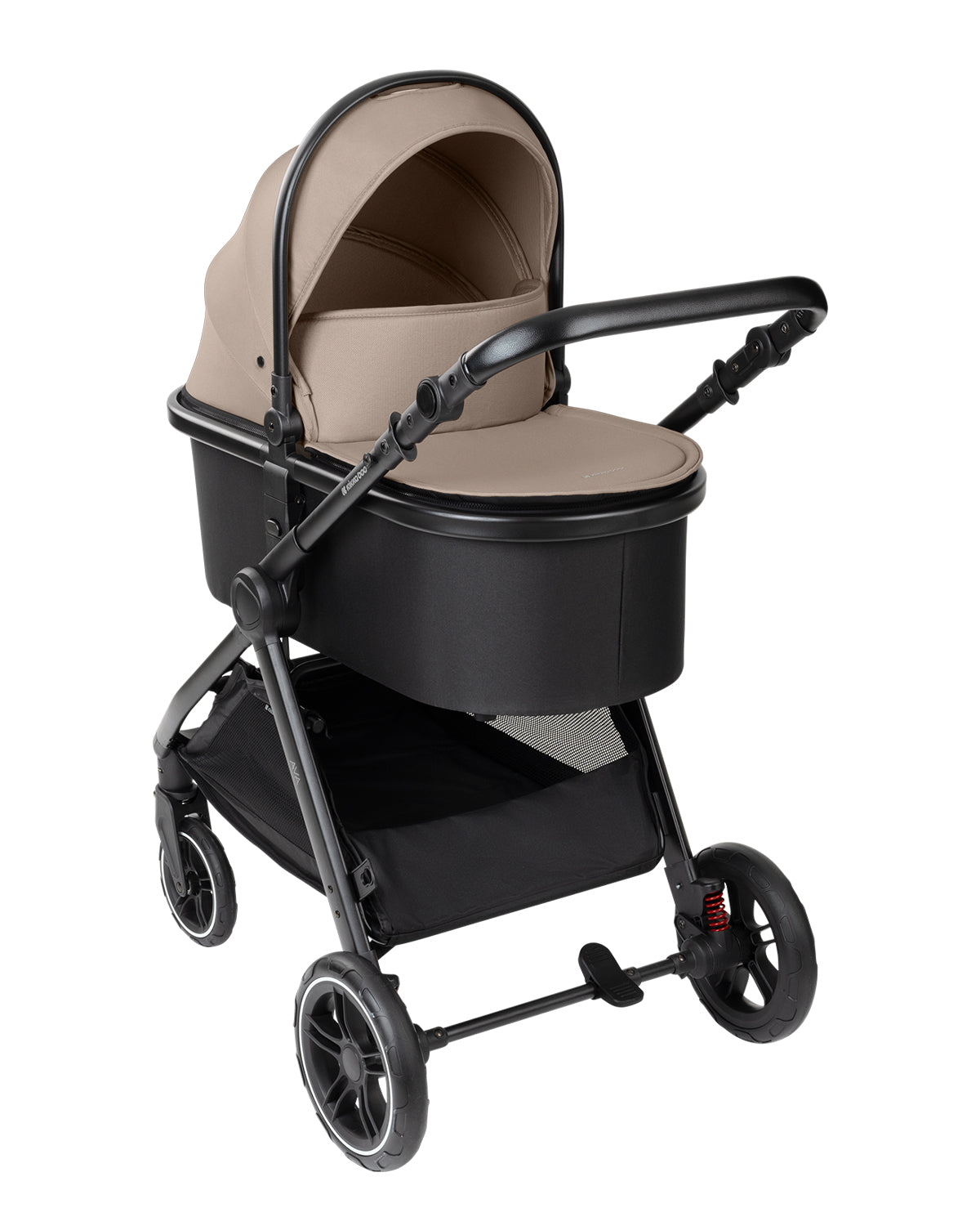 Комбинирана количка 3в1 с кош за новородено Ava Beige by Kikkaboo