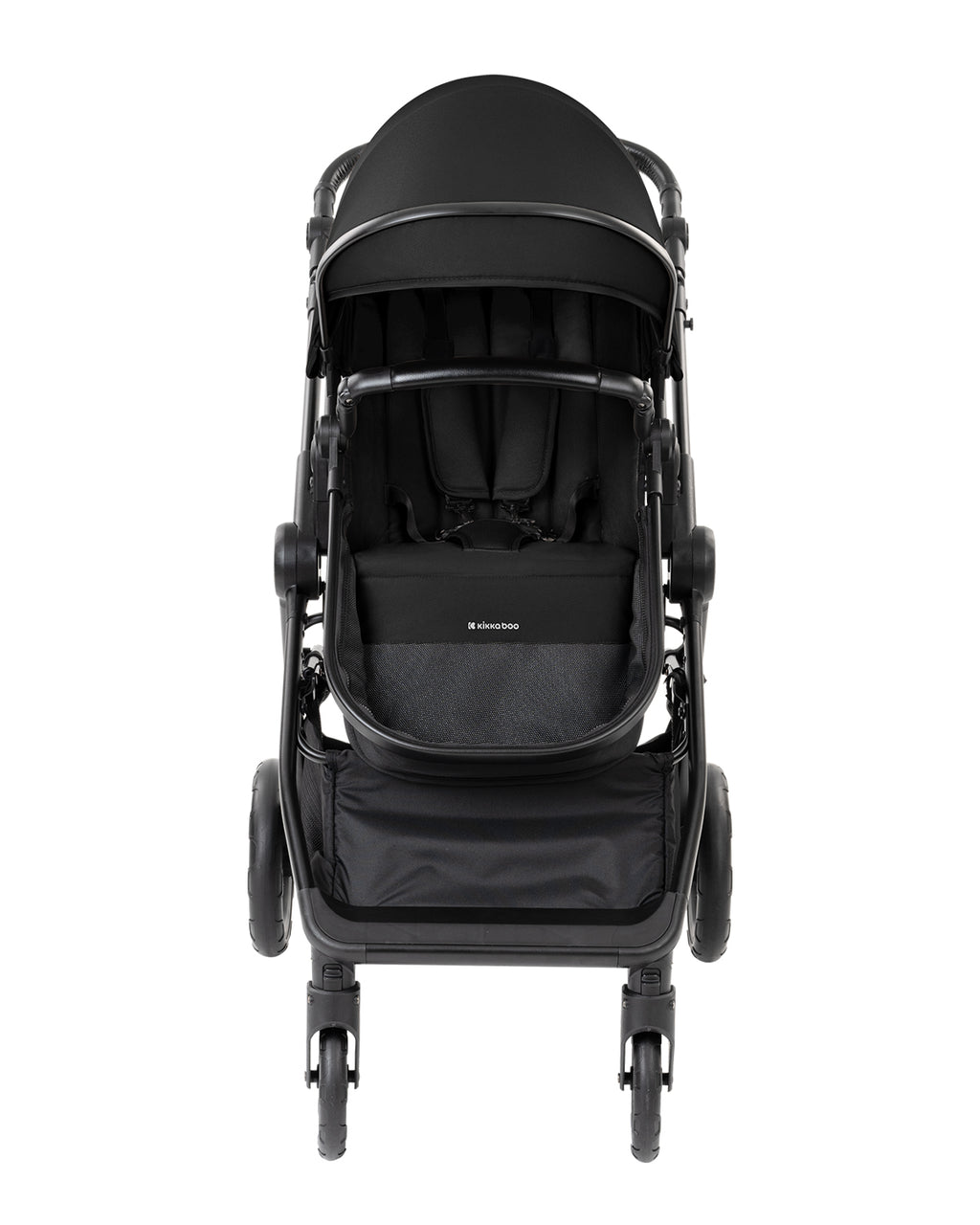 Комбинирана количка 3в1 с кош за новородено Ava Black by Kikkaboo