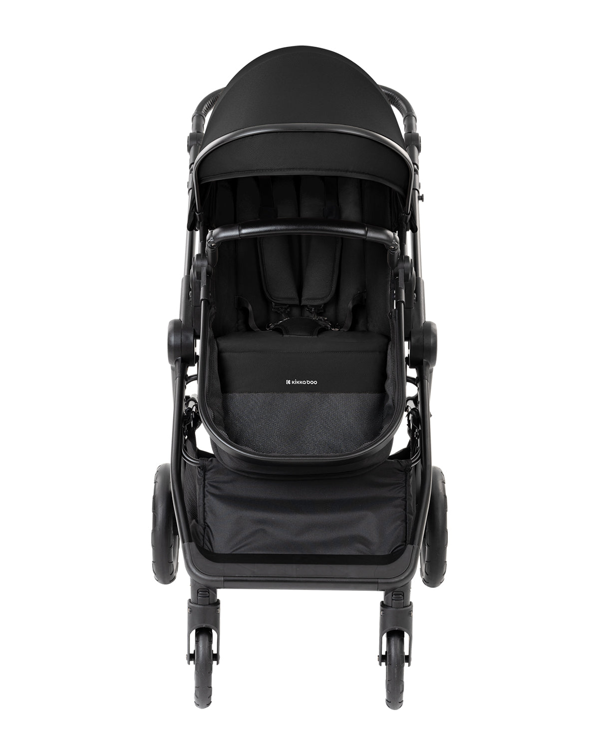 Комбинирана количка 3в1 с кош за новородено Ava Black by Kikkaboo
