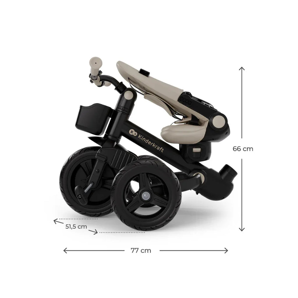 Kinderkraft AVEO 2 Plus триколка BEIGE by KinderKraft