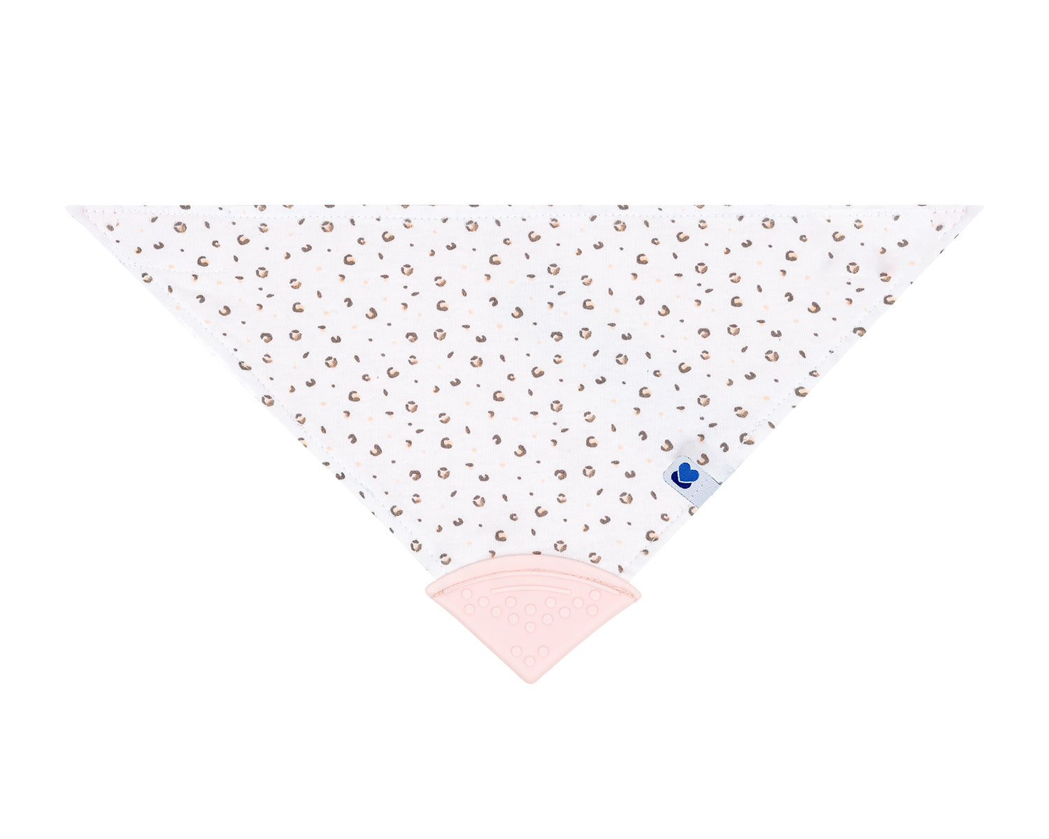 Лигавник-бандана с чесалка Savanna Pattern Pink by Kikkaboo
