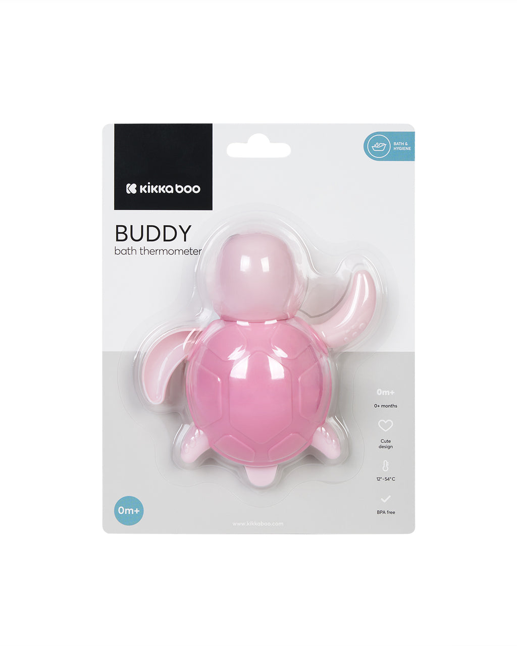 Термометър за вода Buddy Pink by Kikkaboo