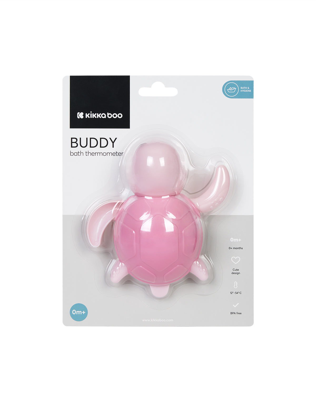 Термометър за вода Buddy Pink by Kikkaboo