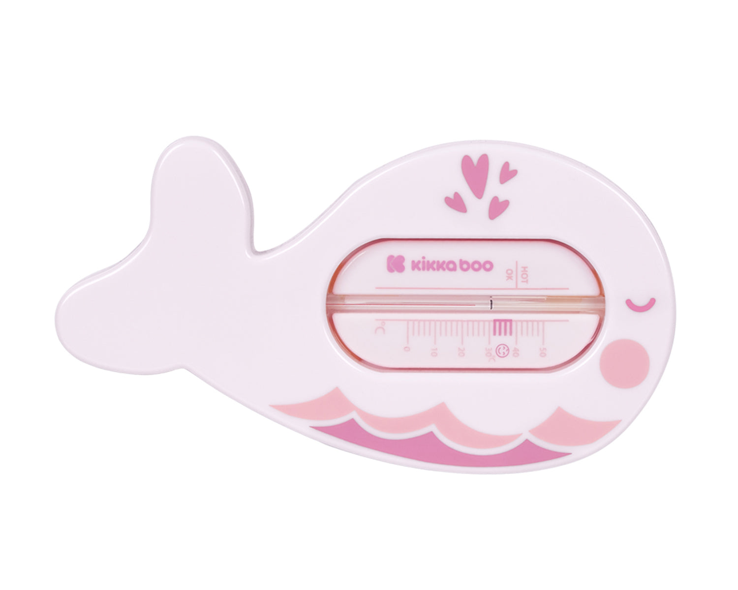 Термометър за вода Whale Pink by Kikkaboo