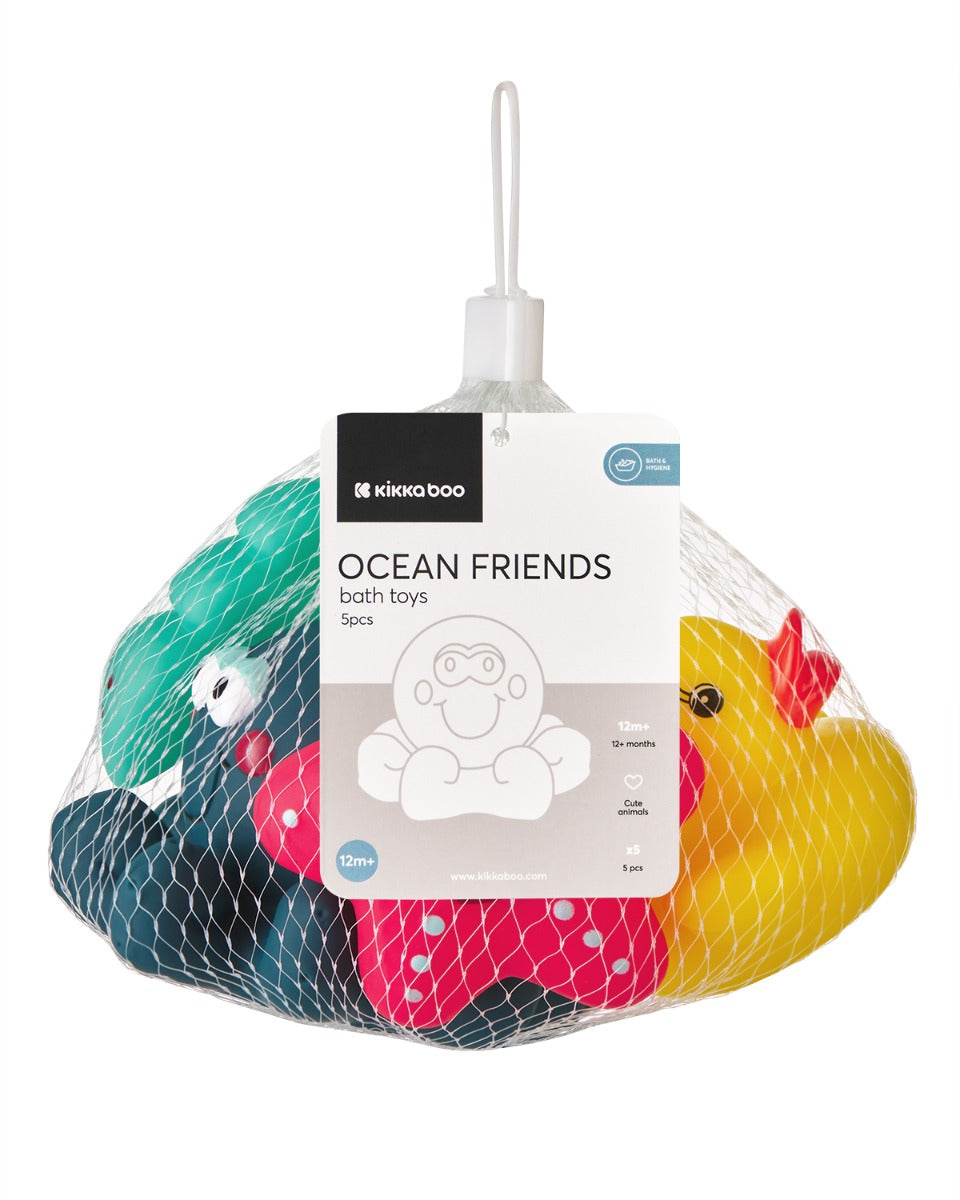 Играчки за баня 5 бр Ocean Friends by Kikkaboo