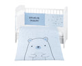 Бебешки спален комплект 2 части EU style 60/120 Bear with me Blue by Kikkaboo