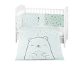 Бебешки спален комплект 6 части 70/140 Bear with me Mint by Kikkaboo