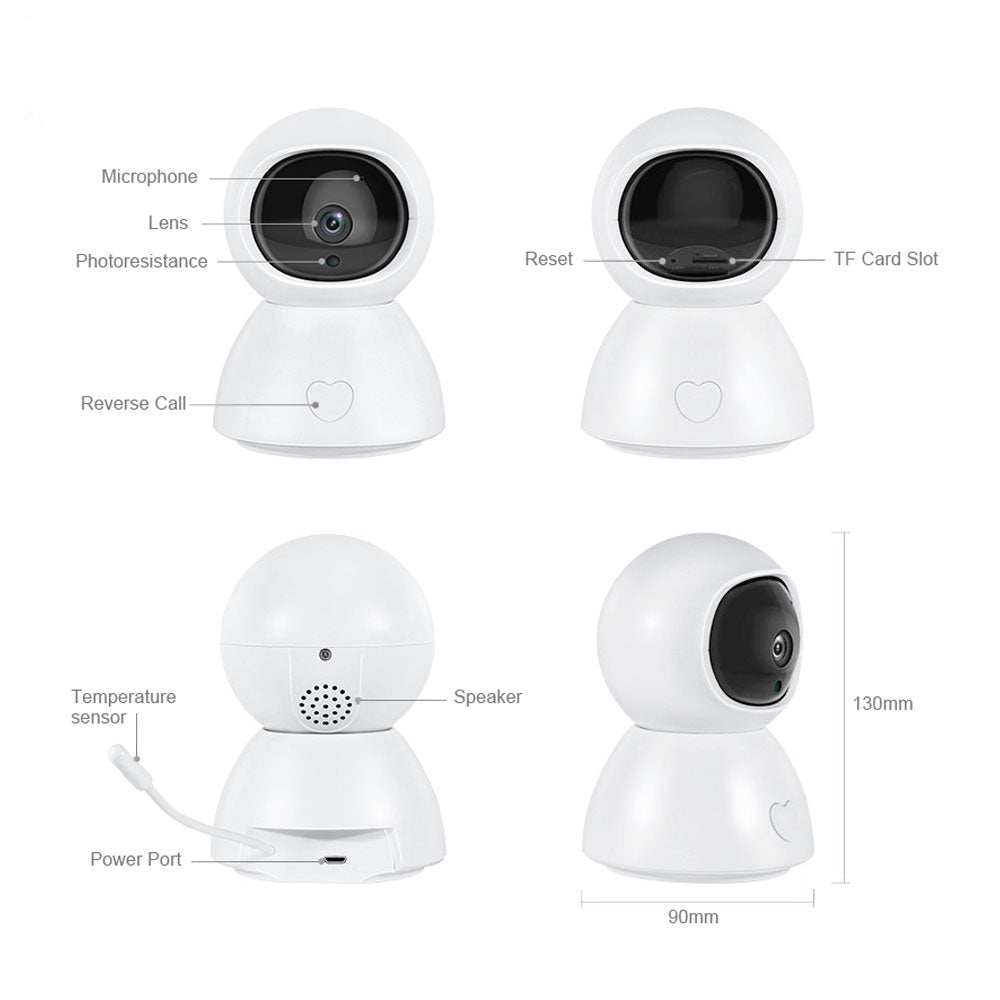 WiFi бебефон камера PST-BM289 2MP с Tuya Smart – смарт камера за наблюдение на бебе у дома by No brand