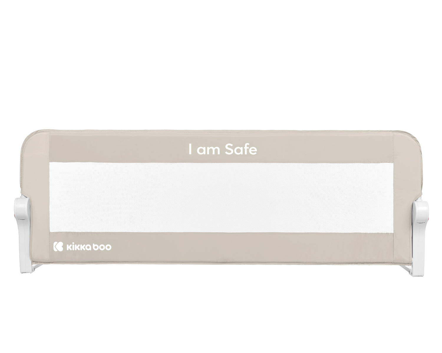 Предпазна преграда за легло I am safe 120см Beige by Kikkaboo