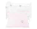 Бебешки спален комплект с бродерия 6 части 70/140 Dream Big Pink by Kikkaboo
