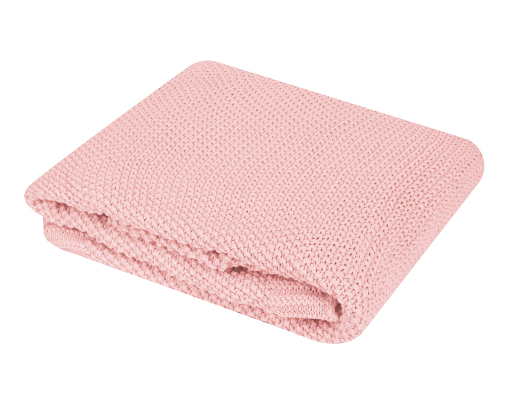 Плетено памучно одеяло Dream Big Pink by Kikkaboo