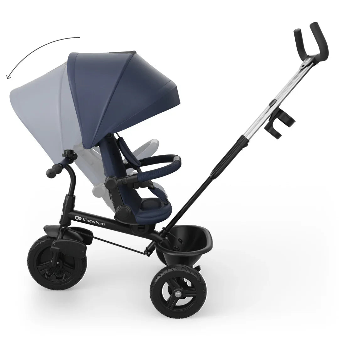 KinderKraft ASTON 2 PLUS триколка СИНЯ by KinderKraft