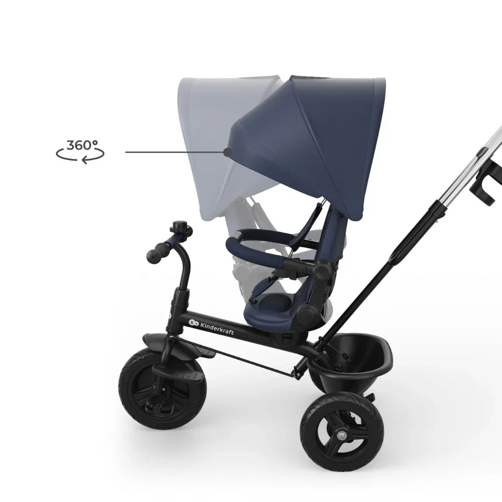 KinderKraft ASTON 2 PLUS триколка СИНЯ by KinderKraft