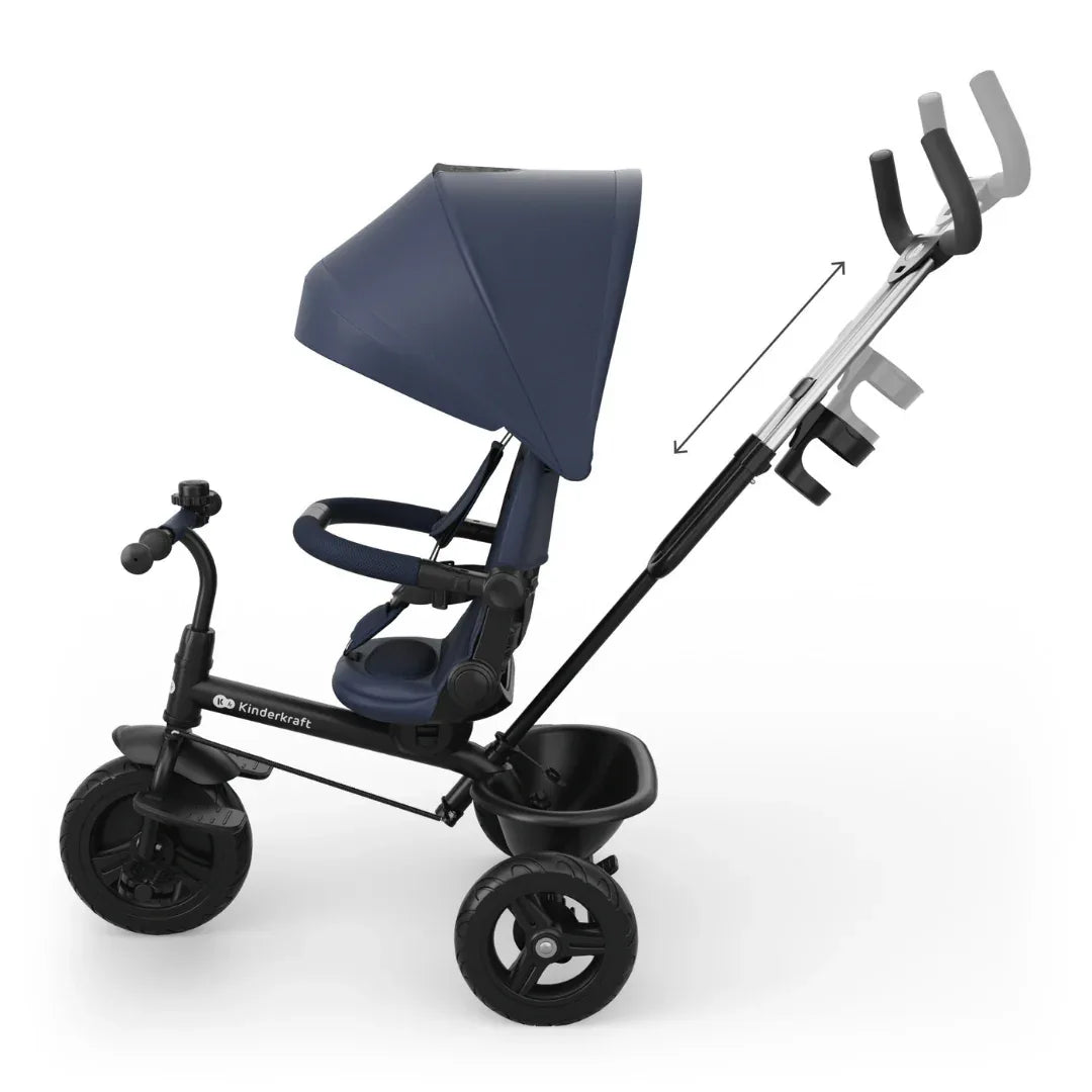 KinderKraft ASTON 2 PLUS триколка СИНЯ by KinderKraft