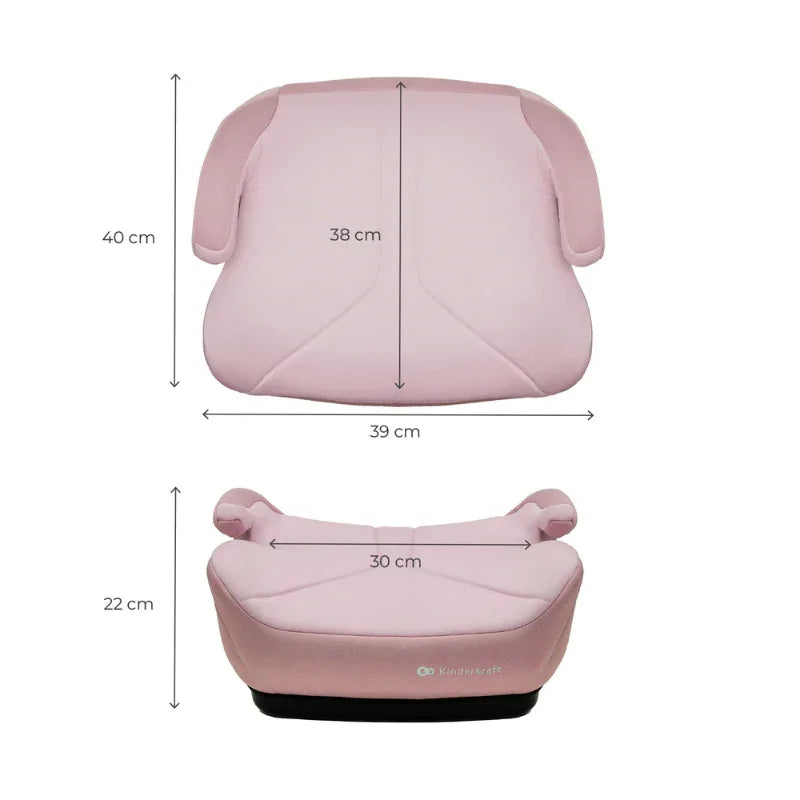 Kinderkraft I-BOOST 2 I-Size столче за кола Pink by KinderKraft