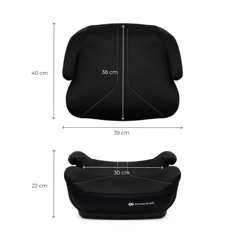 Kinderkraft I-BOOST 2 I-Size столче за кола Black by KinderKraft