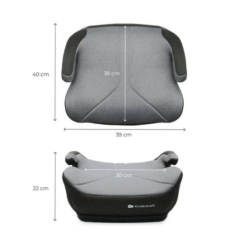 Kinderkraft I-BOOST 2 I-Size столче за кола Grey by KinderKraft