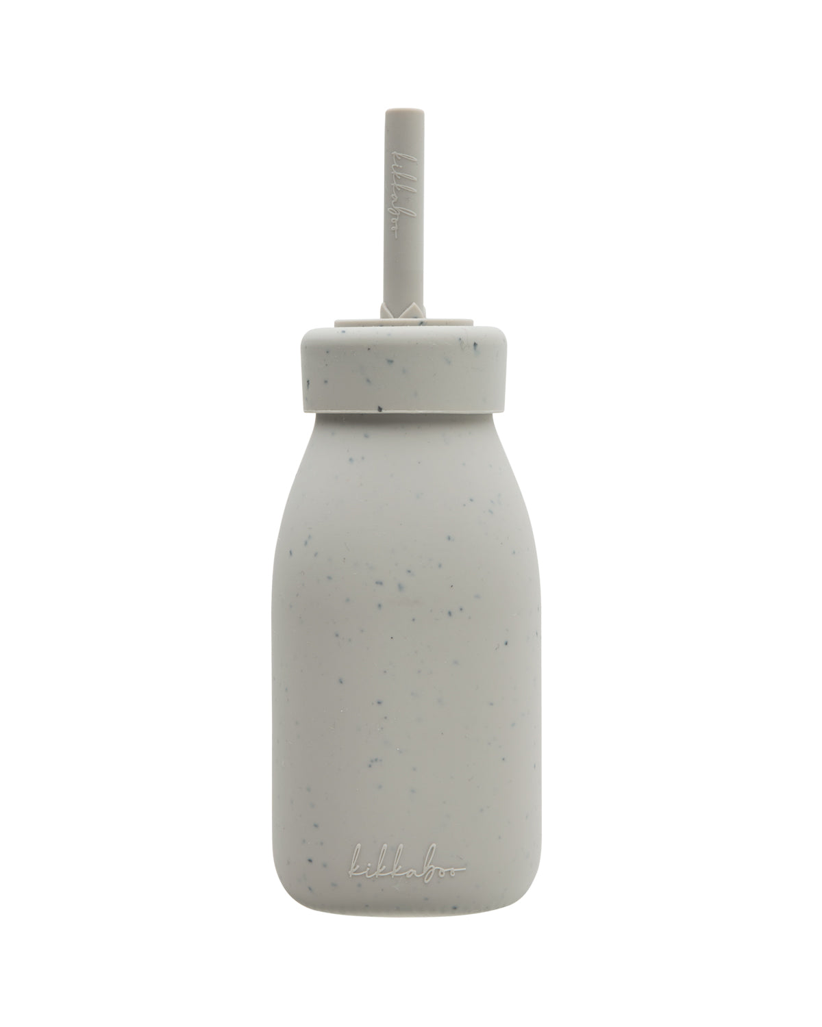 Шише със сламка Platinum Silicone Sand by Kikkaboo