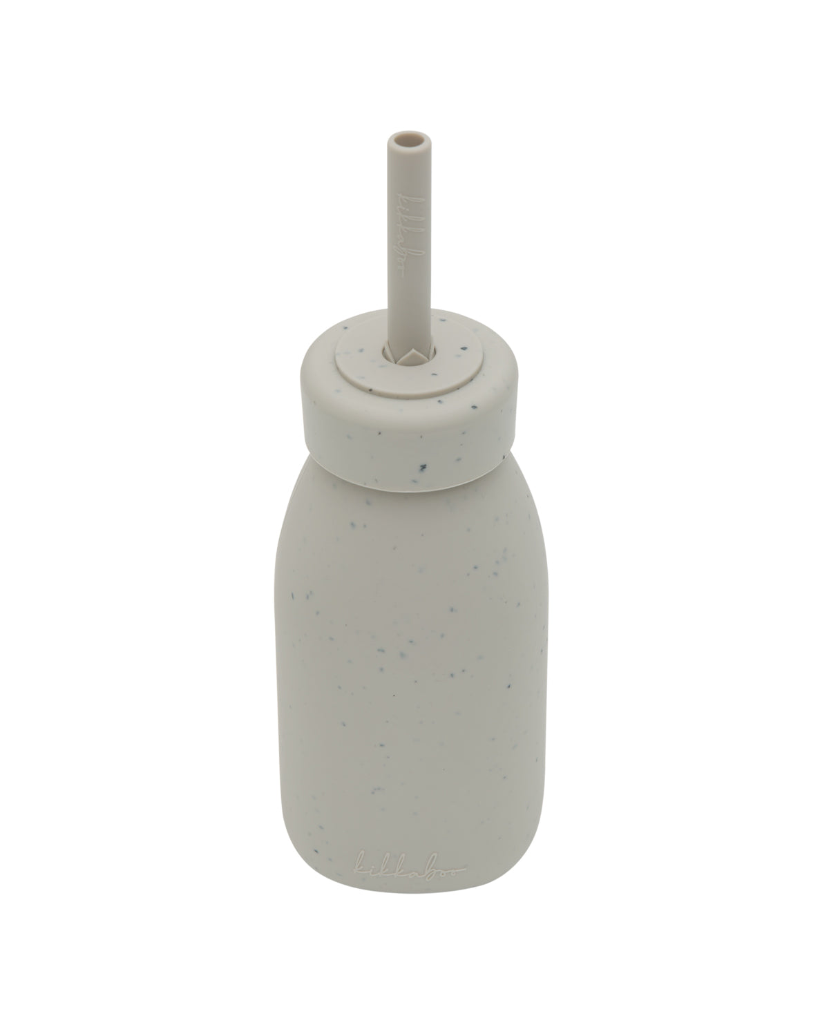 Шише със сламка Platinum Silicone Sand by Kikkaboo