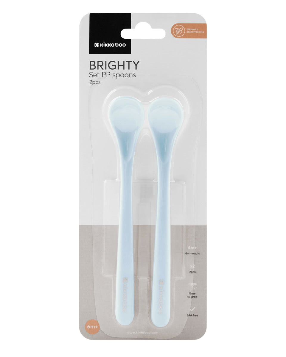 Сет РР лъжици 2 бр Brighty Blue by Kikkaboo