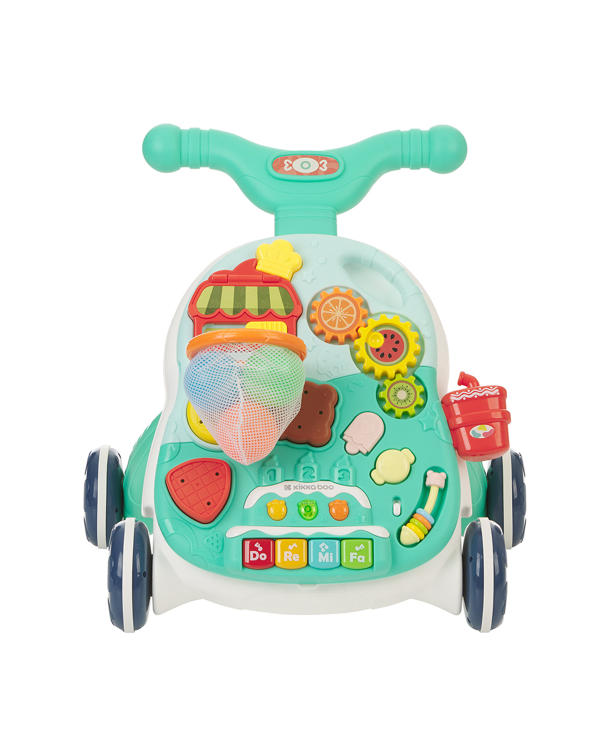 Играчка за прохождане 2в1 Candy Party Mint by Kikkaboo