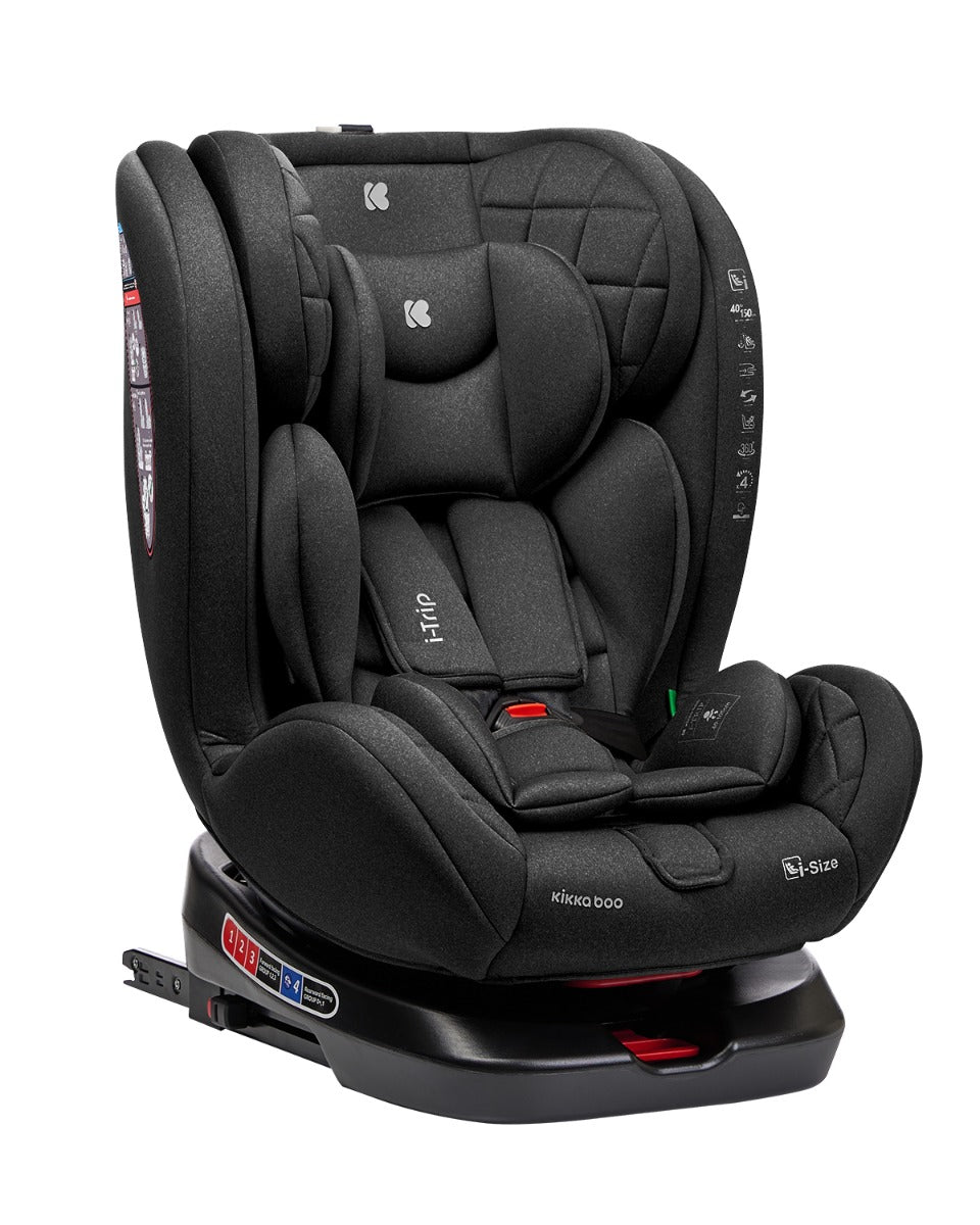 Стол за кола 40-150 см i-Trip i-SIZE Black by Kikkaboo