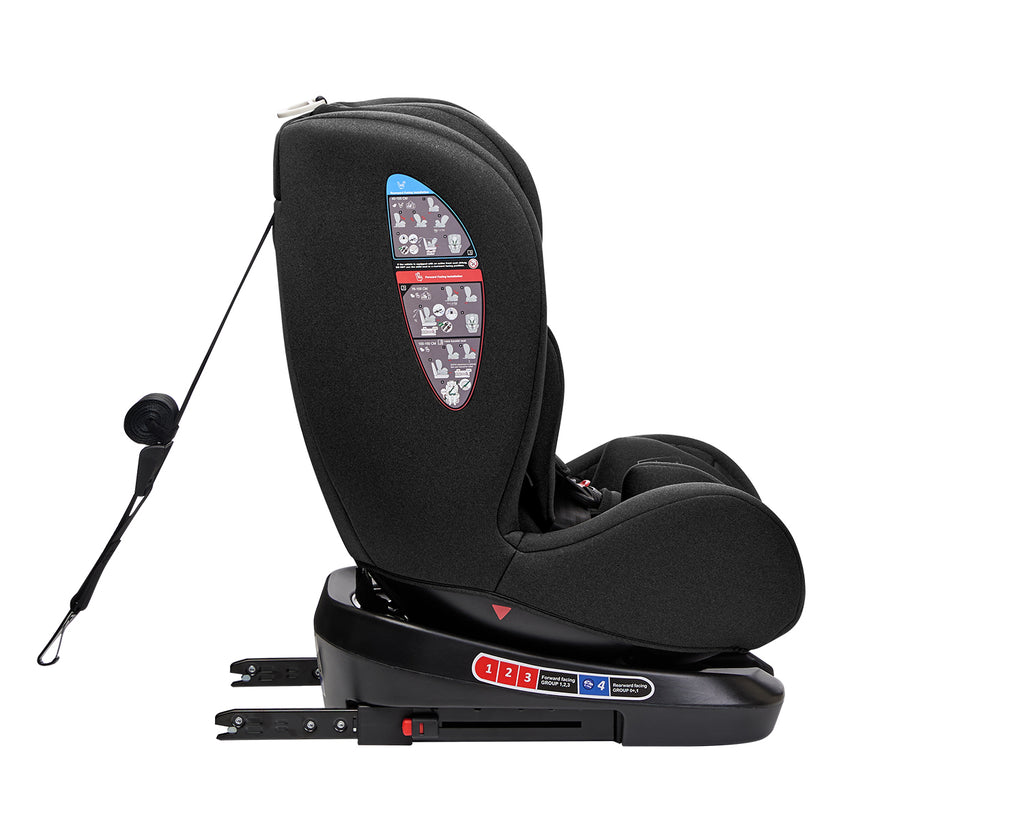 Стол за кола 40-150 см i-Trip i-SIZE Black by Kikkaboo