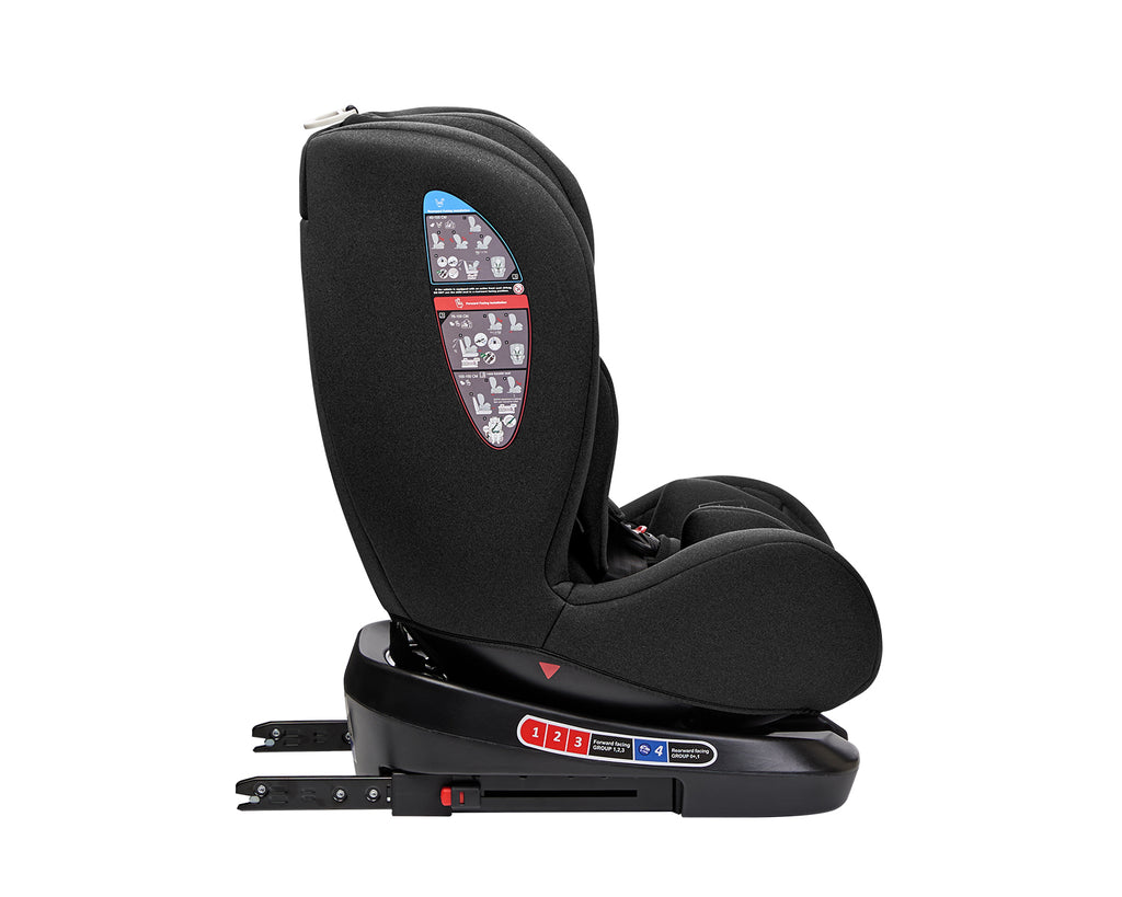 Стол за кола 40-150 см i-Trip i-SIZE Black by Kikkaboo