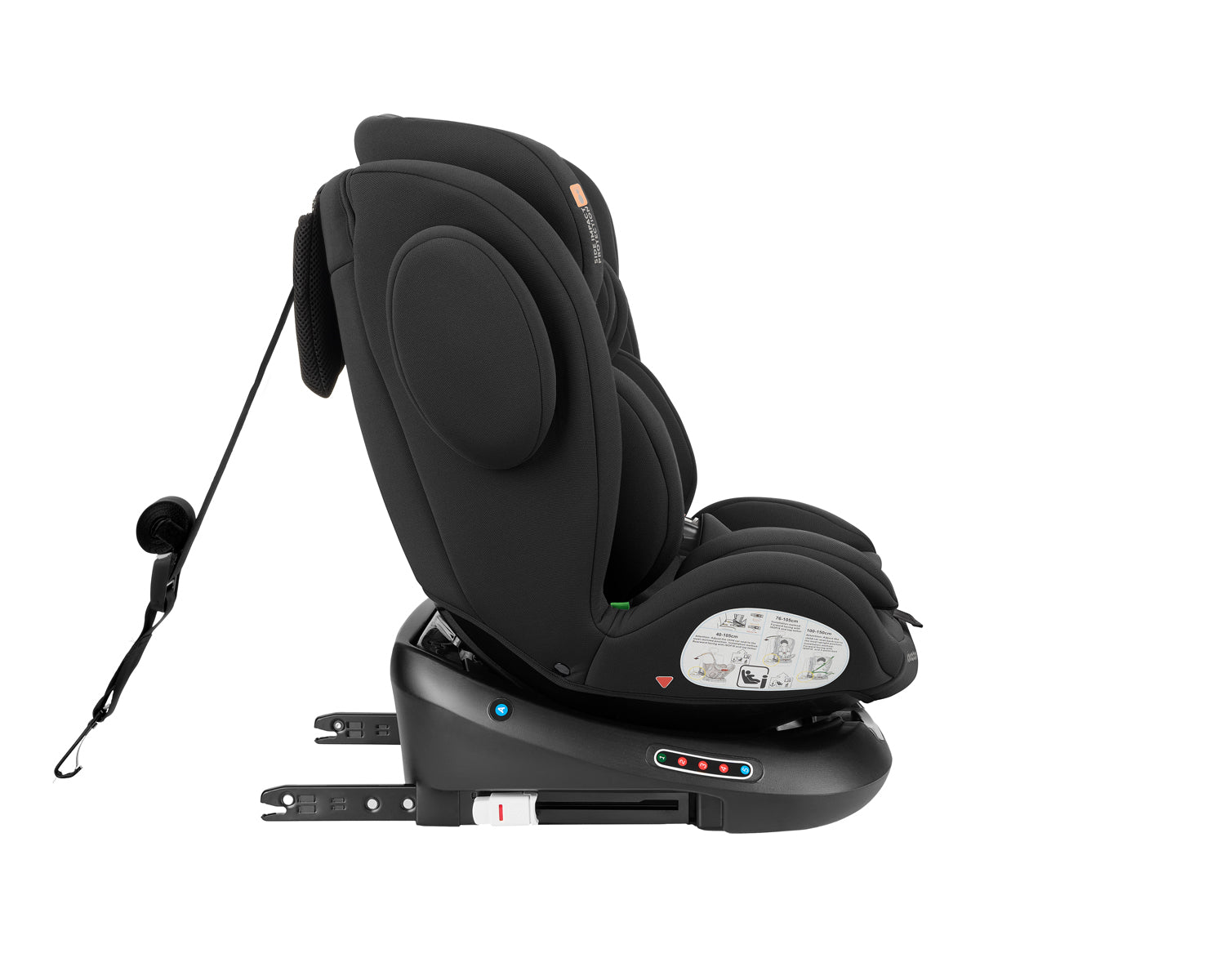Стол за кола 40-150 см i-Felix i-SIZE Black by Kikkaboo