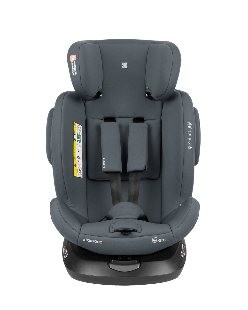 Стол за кола 40-150 см i-Felix i-SIZE Dark Grey by Kikkaboo