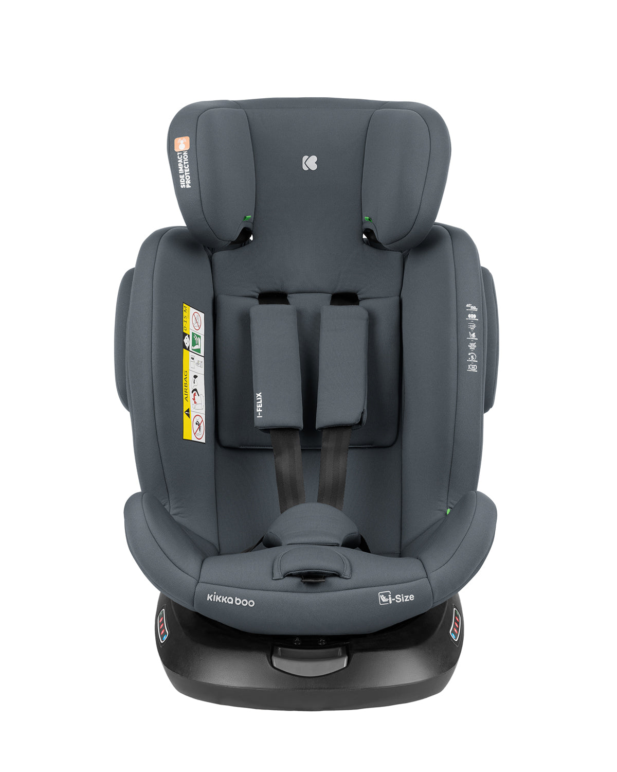 Стол за кола 40-150 см i-Felix i-SIZE Dark Grey by Kikkaboo