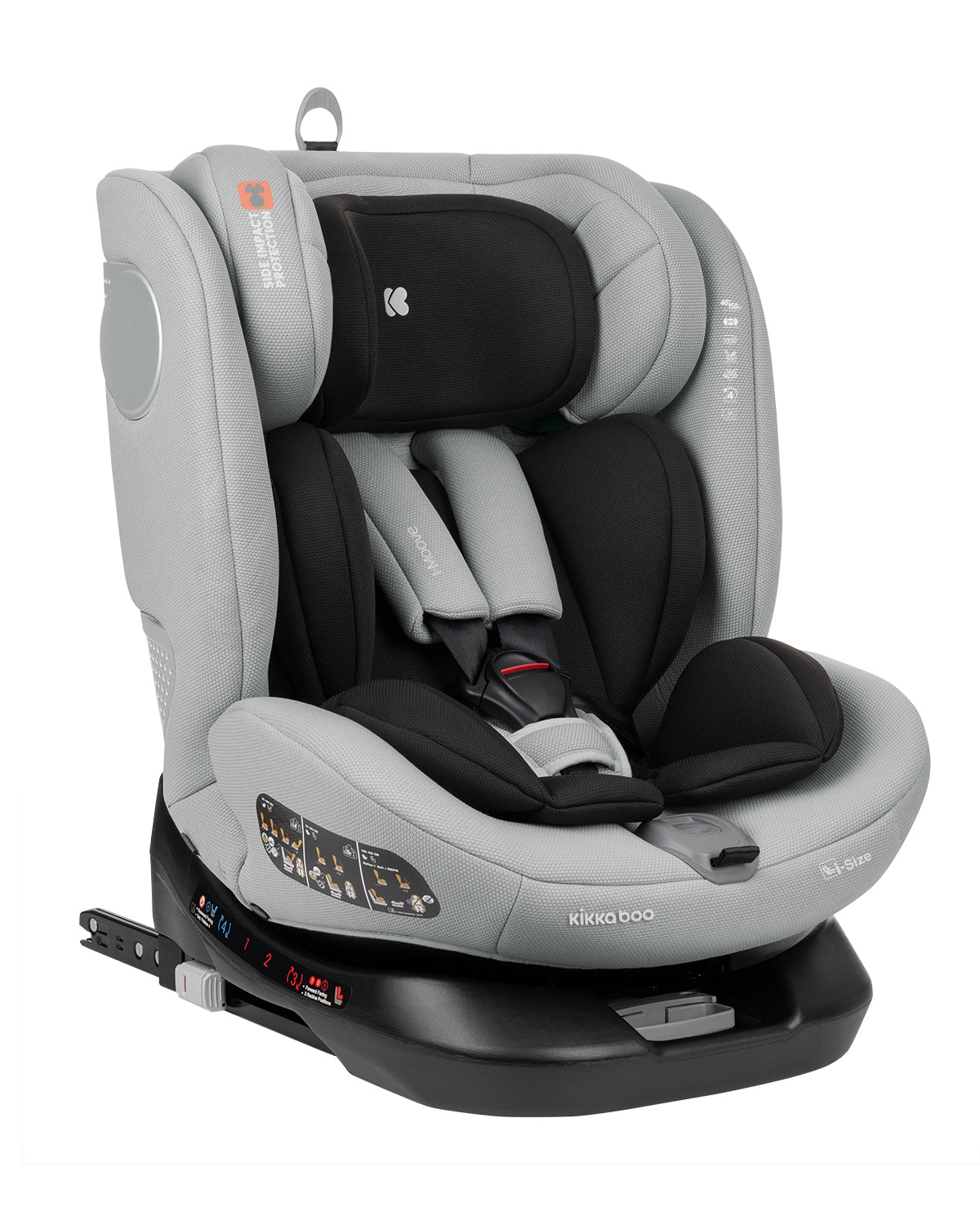 Стол за кола 40-150 см i-Moove i-SIZE Light Grey by Kikkaboo