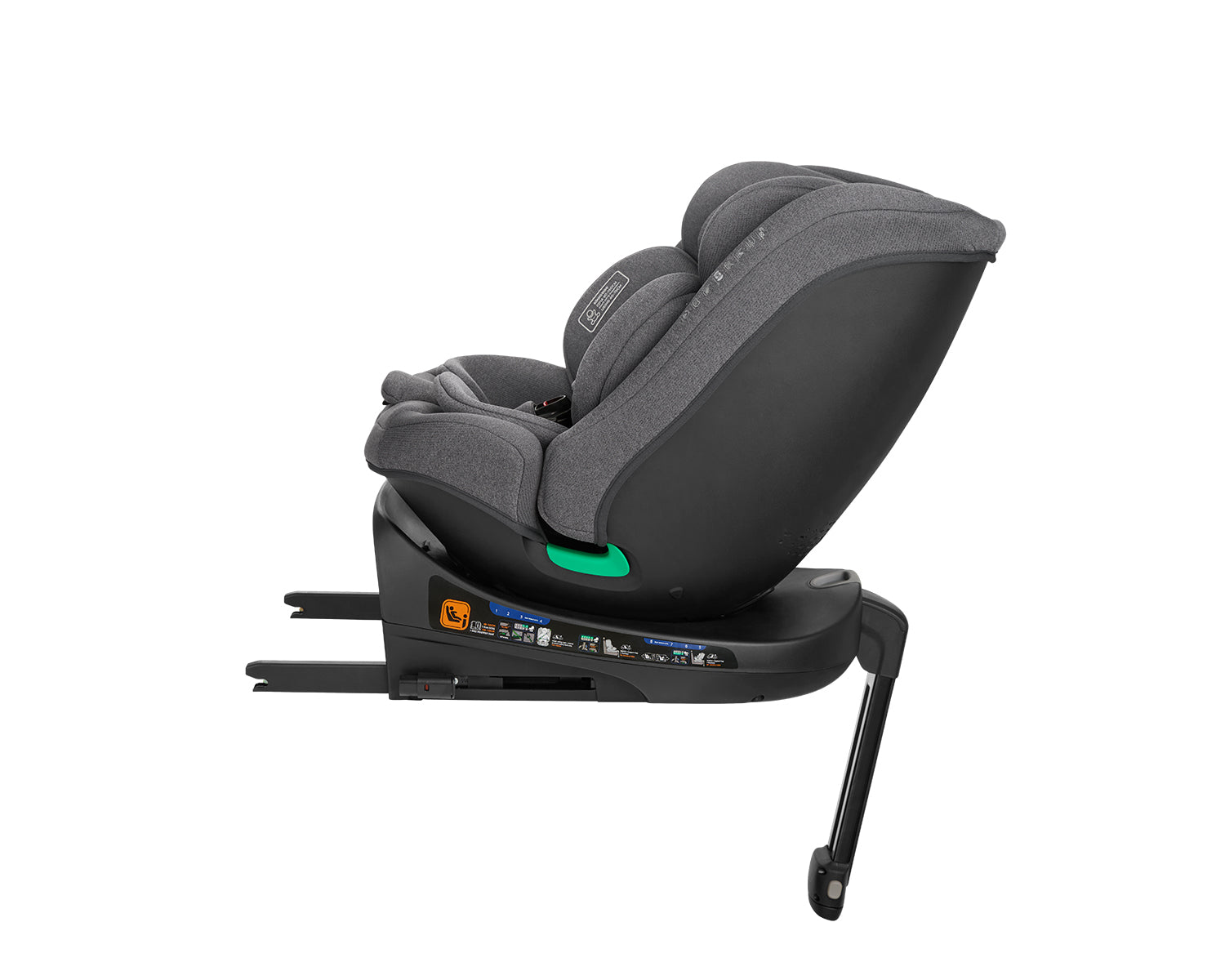 Стол за кола 40-150 см i-Secure i-SIZE Dark Grey by Kikkaboo