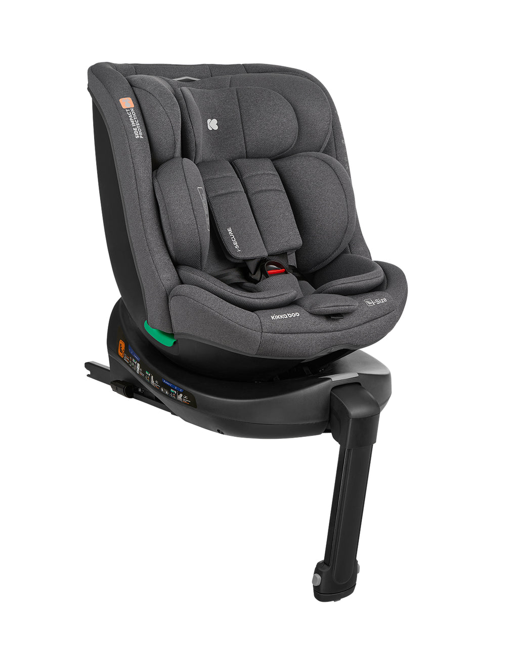 Стол за кола 40-150 см i-Secure i-SIZE Dark Grey by Kikkaboo