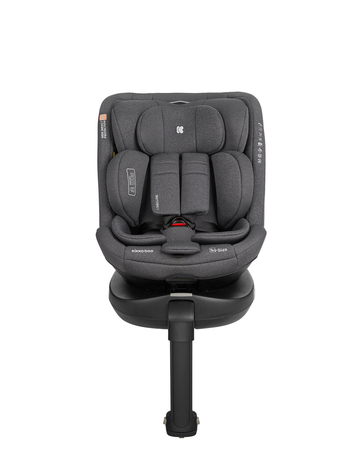 Стол за кола 40-150 см i-Secure i-SIZE Dark Grey by Kikkaboo