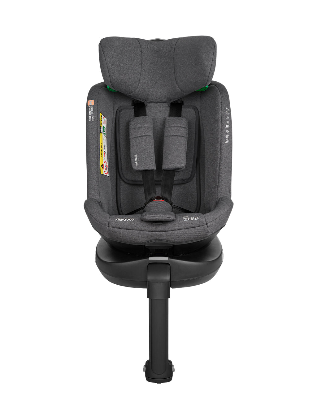 Стол за кола 40-150 см i-Secure i-SIZE Dark Grey by Kikkaboo