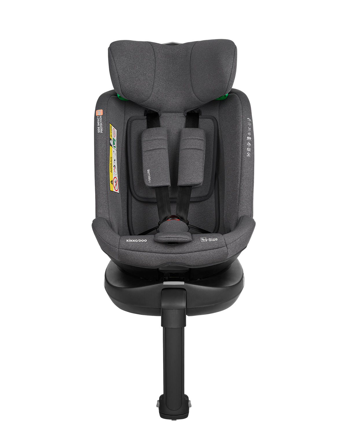 Стол за кола 40-150 см i-Secure i-SIZE Dark Grey by Kikkaboo
